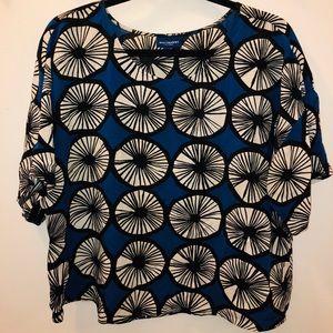 marimekko for Target blue patterned set